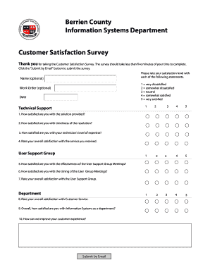 Berrien County Customer Satisfaction Survey