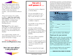 Well Spouse Association Membership Application