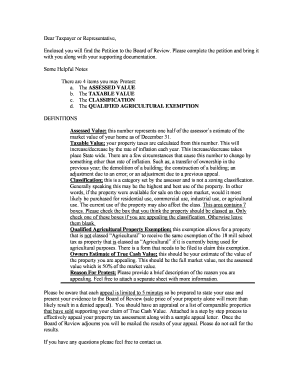 Michigan Property Tax Assessment Protest Form
