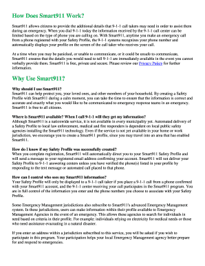How Does Smart911 Work - Nashville Michigan