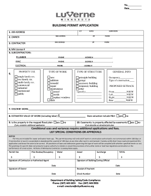 Building Permit Application