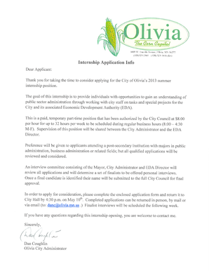 Internship Application Form
