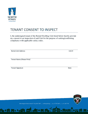 Tenant Consent to Inspect