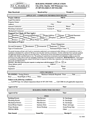 Minnesota Building Permit Application