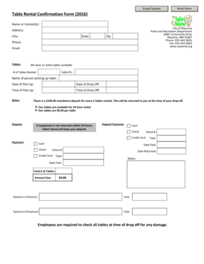 Table Rental Confirmation Form 2016 - Waconia - waconia