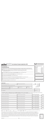 Mississauga ActiveAssist Fee Assistance Program Application