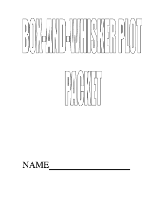 Box-and-Whisker Plot Worksheet