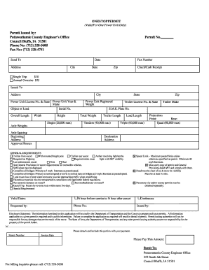 Iowa Oversize Load Permit