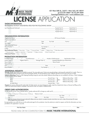 MTI License Application
