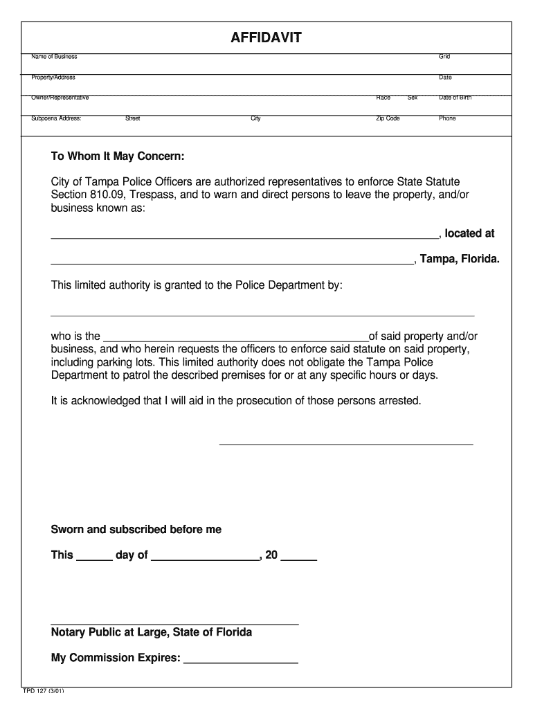 Police Affidavit Fill And Sign Printable Template Online US Legal Forms