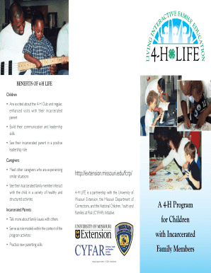 4-H LIFE Program Application