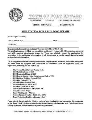 Building Permit Application