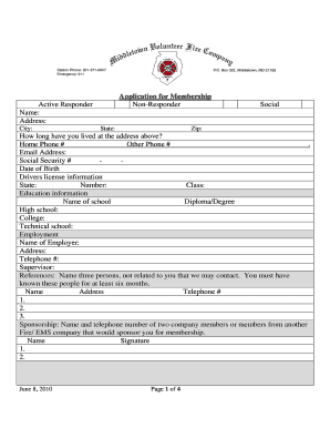 MVFC Company Application