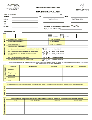 Employment Application
