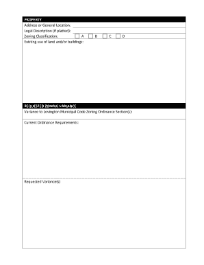 Variance Request Form