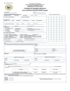 Philippines Building Permit Application