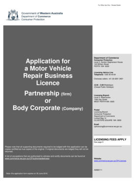 Mechanic contract template - BApplicationb for a motor vehicle repair business licence bapplicationb bb - commerce wa gov