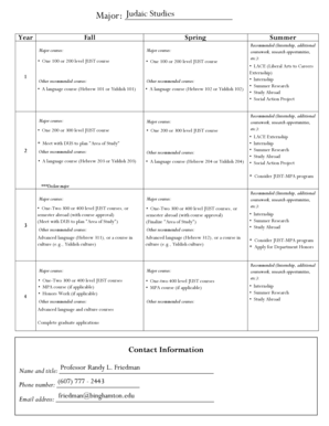 Academic Major Declaration Form