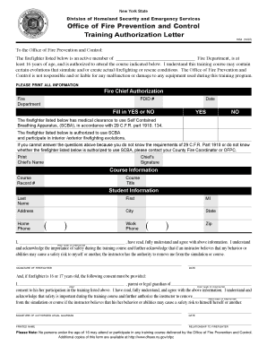 New York Firefighter-1 Learning Agreement
