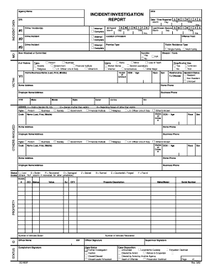 Incident Investigation Report
