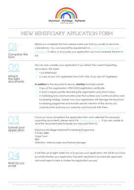 New beneficiary bapplicationb form - MySchool - myschool co