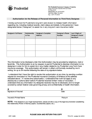 Authorization for Release of Personal Information
