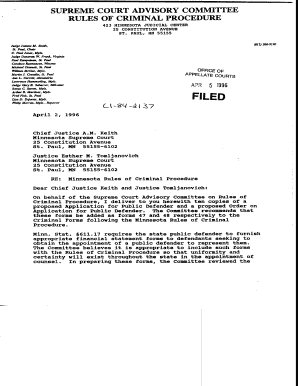 Application for Public Defender