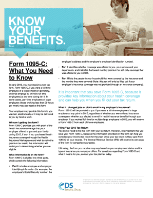 Form 1095-C Employee Health Coverage