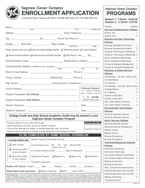 SCC bApplicationb - Saginaw Public Schools