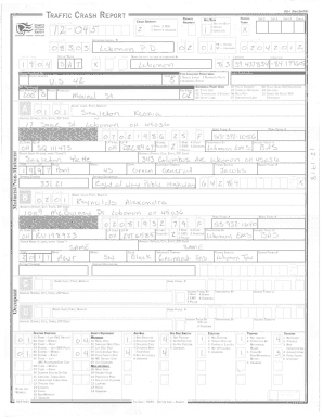 Traffic Crash Report Form