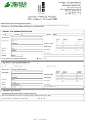 UK Planning Permission Application