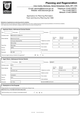 UK Planning Permission Application