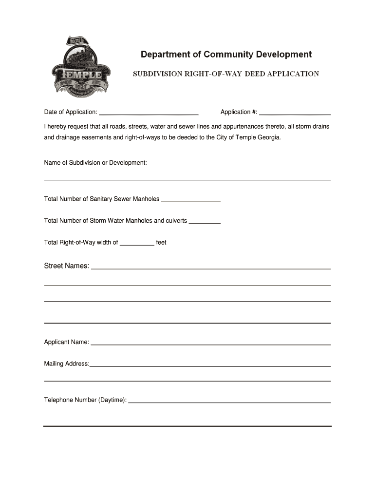 Fillable Online Douglas County Planning and Zoning Temple Fax