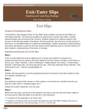 Exit/Entry Slip - Comprehension strategy handout copy 2.docx