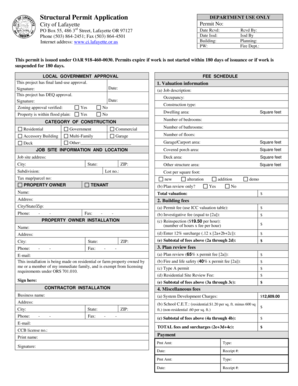 Structural permit application - cilafayetteorus