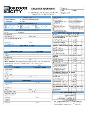 Electrical Application Permit