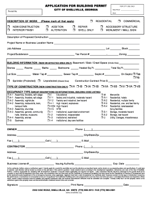 Building Permit Application