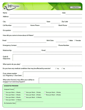 Form preview