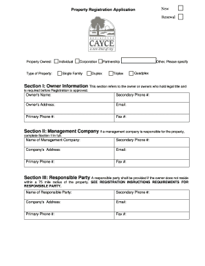 Property Registration Application
