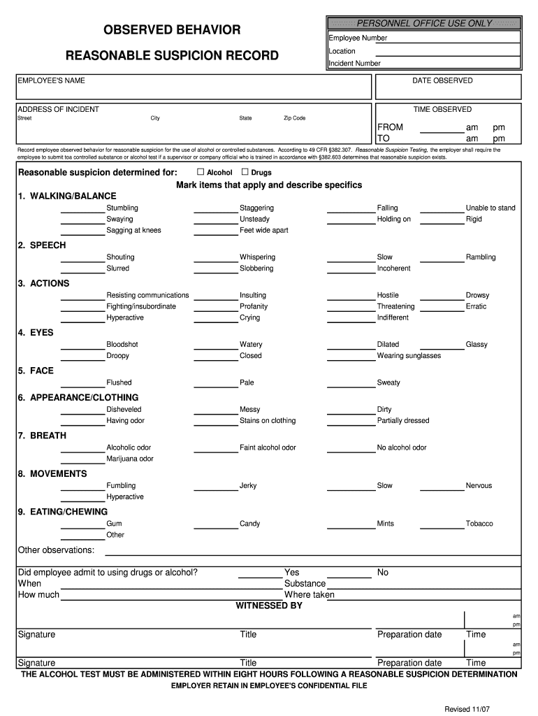 fill in observed Preview on Page 1