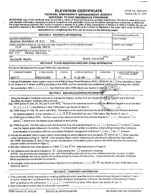 Elevation Certificate