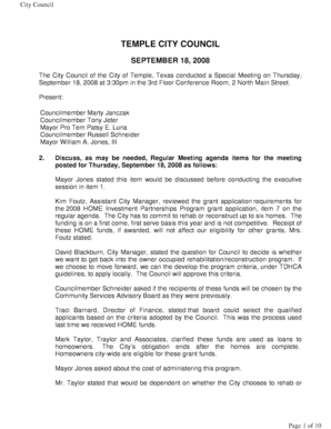 Cover letter template pdf - September 18, 2008 at 330pm in the 3rd Floor Conference Room, 2 North Main Street - ci temple tx