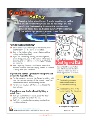 Cooking Safety - Watauga - ci watauga tx