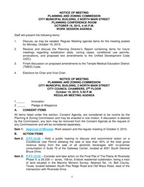 Sign off sheet template - Receive and discuss the Planning Directors Report containing items for future - ci temple tx