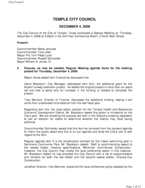 Security agreement form for vehicle - December 4, 2008 at 330pm in the 3rd Floor Conference Room, 2 North Main Street - ci temple tx