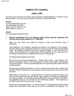 Reference letter for employee from manager - 2008 at 200 pm in the City Council Chambers, 2nd Floor, 2 North Main Street - ci temple tx