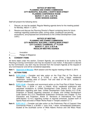 Gradebook template pdf - Item 2 P-FY-13-44 Consider and take action on the Final Plat of The Ranch at - ci temple tx