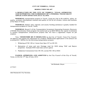 Agreement terms and conditions - CITY OF TERRELL, TEXAS - cityofterrell