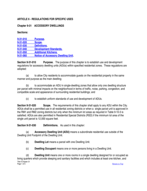 Specification of register - ARTICLE 6 - REGULATIONS FOR SPECIFIC USES - draper ut