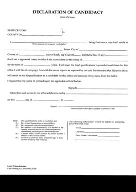 Dd 214 form example - , being first sworn, say that I reside at - ephraimcity